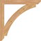 Ekena Millwork Thorton Slat Smooth Bracket, Western Red Cedar, 3 1/2"W x 36"D x 36"H BKT04X36X36THR06SWR - alternate 2